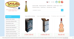 Desktop Screenshot of eshop.tavlisa.cz