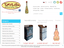 Tablet Screenshot of eshop.tavlisa.cz